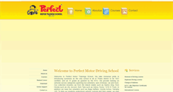 Desktop Screenshot of perfectdrivingschool.com
