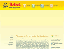 Tablet Screenshot of perfectdrivingschool.com